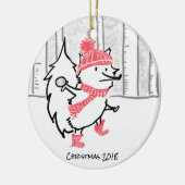 Weihnachten 2018 keramik ornament (Links)