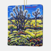 Weihnachten 2019 in Joshua Trees Keramikornament (Links)