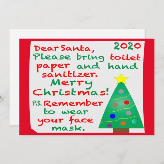 Weihnachten 2020 (Vorne/Hinten)