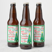Weihnachten 2020 bierflaschenetikett (Flaschen)