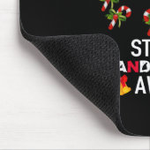 Weihnachten 2020 Bleibe 6 Candy Canes Away Mousepad (Ecke)