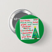 Weihnachten 2020 button (Vorne & Hinten)