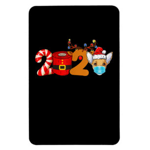 Weihnachten 2020 Chihuahua Lieblings-Toilettenpapi Magnet