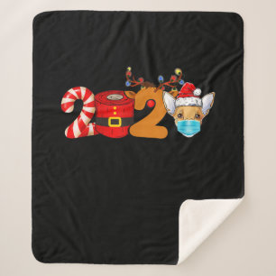 Weihnachten 2020 Chihuahua Lieblings-Toilettenpapi Sherpadecke