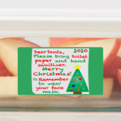 Weihnachten 2020 etiketten (Befestigt)