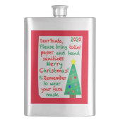 Weihnachten 2020 flachmann (Vorderseite)