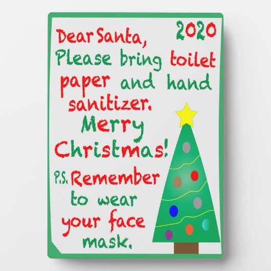 Weihnachten 2020 fotoplatte (Vorderseite)