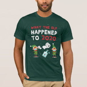Weihnachten 2020 Funny Quarantined Elf Novelty T-Shirt