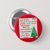 Weihnachten 2020 in Erinnerung Button (Vorne & Hinten)