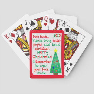 Weihnachten 2020 in Erinnerung Spielkarten
