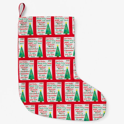 Weihnachten 2020 kleiner weihnachtsstrumpf (Vorderseite)