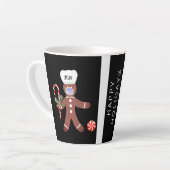 Weihnachten 2020 Lebkuchenmann in Gesichtsmaske Milchtasse (Linke Ecke)