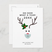 Weihnachten 2020-Logo-Maske-Reindeer (Vorne/Hinten)
