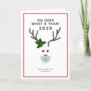 Weihnachten 2020-Logo-Maske-Reindeer