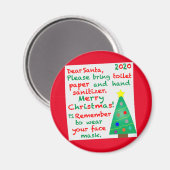 Weihnachten 2020 magnet (Vorderseite/Rückseite)
