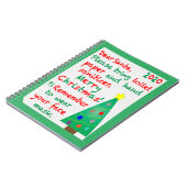 Weihnachten 2020 notizblock (Linke Seite)