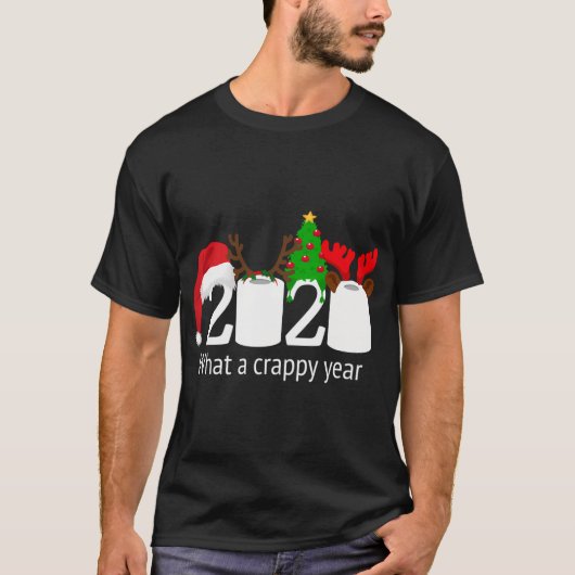 Weihnachten 2020 Quarantine Silvester Ugly T-Shirt (Vorderseite)