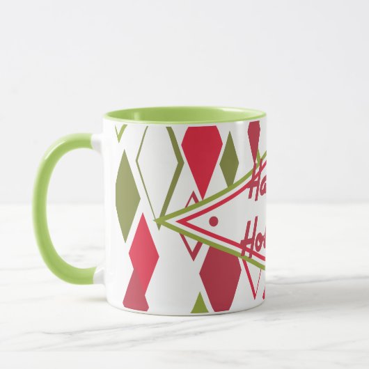 Weihnachten 2020 Retro Kaffee Tasse (Links)