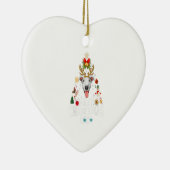 Weihnachten 2020 Tree Greyhound Maske Kostüm Keramik Ornament (Rechts)