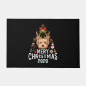 Weihnachten 2020 Tree Yorkshire Maskenkostüm Fußmatte (Vorderseite)