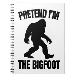 Weihnachten 2020 - Tu so, als wäre ich der Bigfoot Notizblock