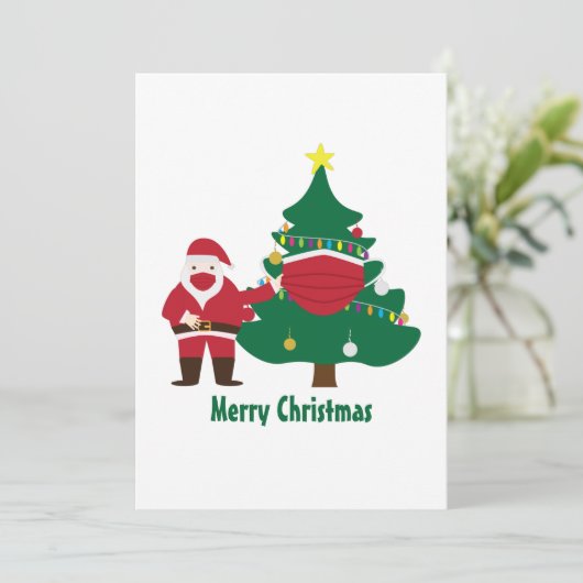 Weihnachten 2020 Weihnachten und Baum (Stehend Vorderseite)