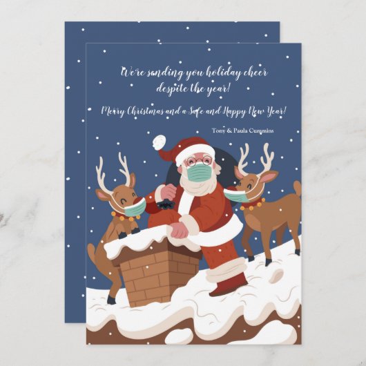 Weihnachten 2020 Weihnachtskarte (Vorne/Hinten)