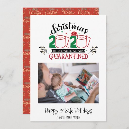 Weihnachten 2020 | Wo wir in Quarantäne waren Foto (Vorne/Hinten)