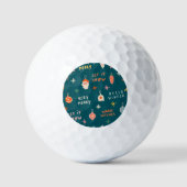 Weihnachten 2020: Ziermuster Golfball (Vorderseite)