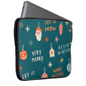 Weihnachten 2020: Ziermuster Laptopschutzhülle (Vorne Rechts)
