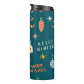 Weihnachten 2020: Ziermuster Thermosbecher (Nach rechts gedreht)