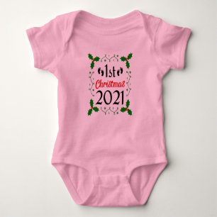 Weihnachten 2021 baby strampler