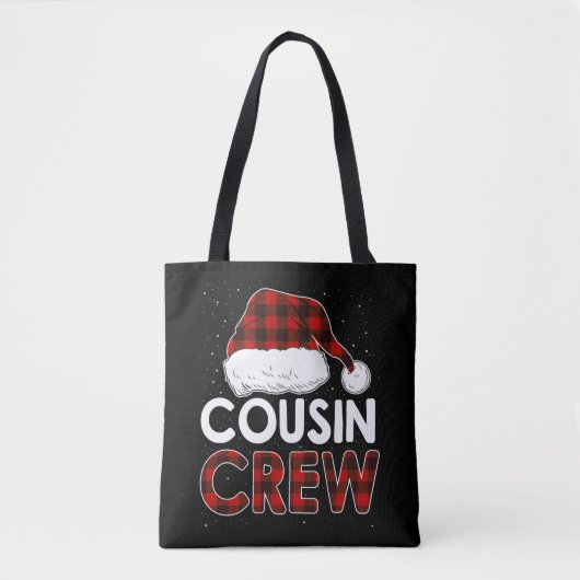 Weihnachten 2021 Cousin Crew Tasche (Vorderseite)
