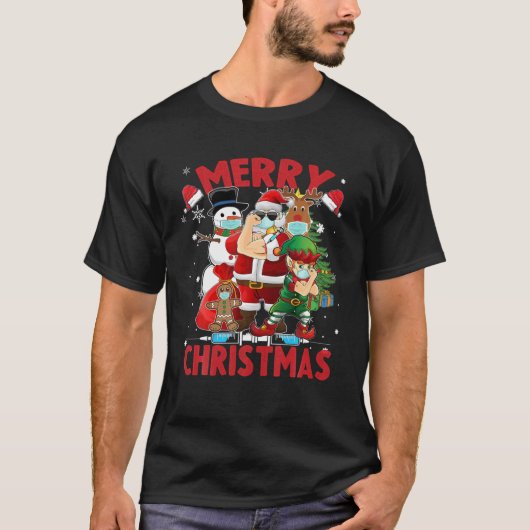 Weihnachten 2021 - Frohe Weihnachten T-Shirt (Vorderseite)