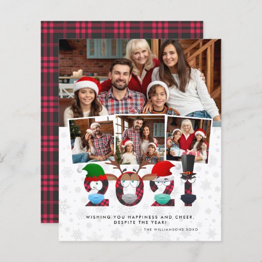 Weihnachten 2021 | Haushaltszuschüsse Masken und 4 (Vorne/Hinten)