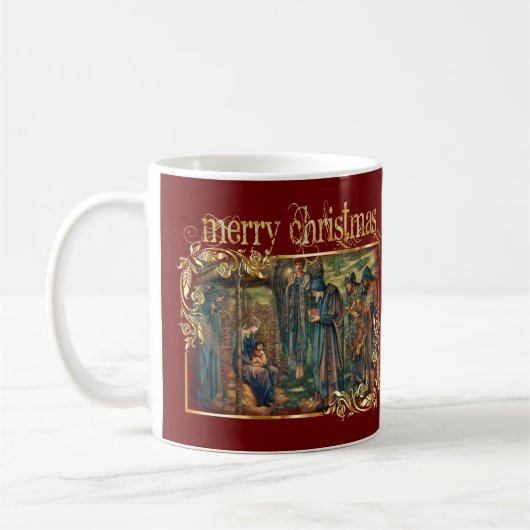 Weihnachten 2021 Jesus Krippe Bethlehem Kaffeetasse (Links)