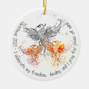 Weihnachten 2021 - Keramik Ornament