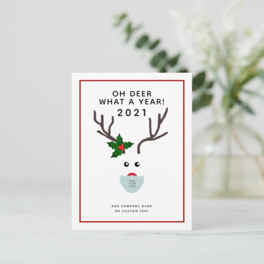 Weihnachten 2021-Logo-Maske (Stehend Vorderseite)