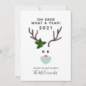 Weihnachten 2021 Rentiermaske (Vorderseite)