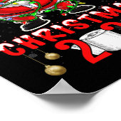 Weihnachten 2021 Toilettenpapier Weihnachtsmann tr Poster (Ecke)