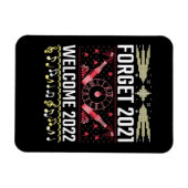 Weihnachten 2021 Willkommen 2022 Magnet (Horizontal)