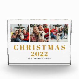 Weihnachten 2022 Collage Fotoblock