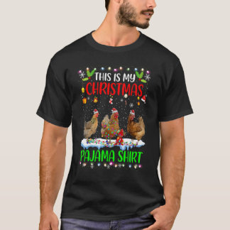 Weihnachten 2022 in Hühnern Das ist mein Weihnacht T-Shirt