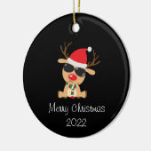 Weihnachten 2022 Keramik Keramik Ornament (Links)