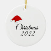 Weihnachten 2022 keramik ornament (Vorne)