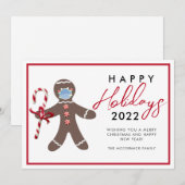 Weihnachten 2022 Lebkuchen Familie Foto (Vorne/Hinten)