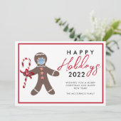 Weihnachten 2022 Lebkuchen Familie Foto (Stehend Vorderseite)