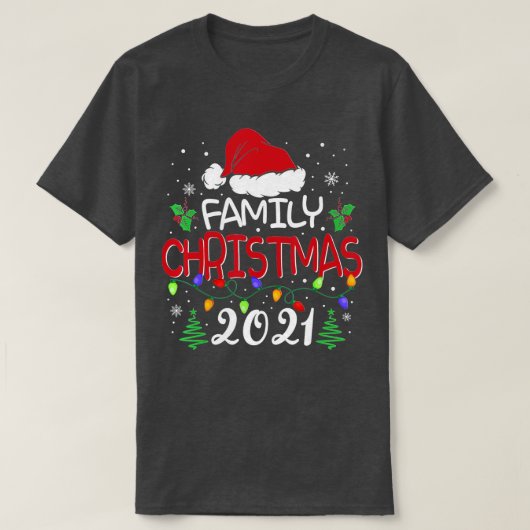 Weihnachten 2022 Matching Family Team Santa Squad T-Shirt (Design vorne)
