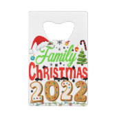 Weihnachten 2022 Squad Santa Elf Funny Geldbeutel Flaschenöffner (Rückseite)