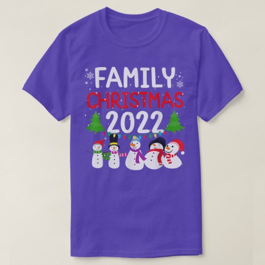 Weihnachten 2022, Weihnachtsferien P T-Shirt (Design vorne)